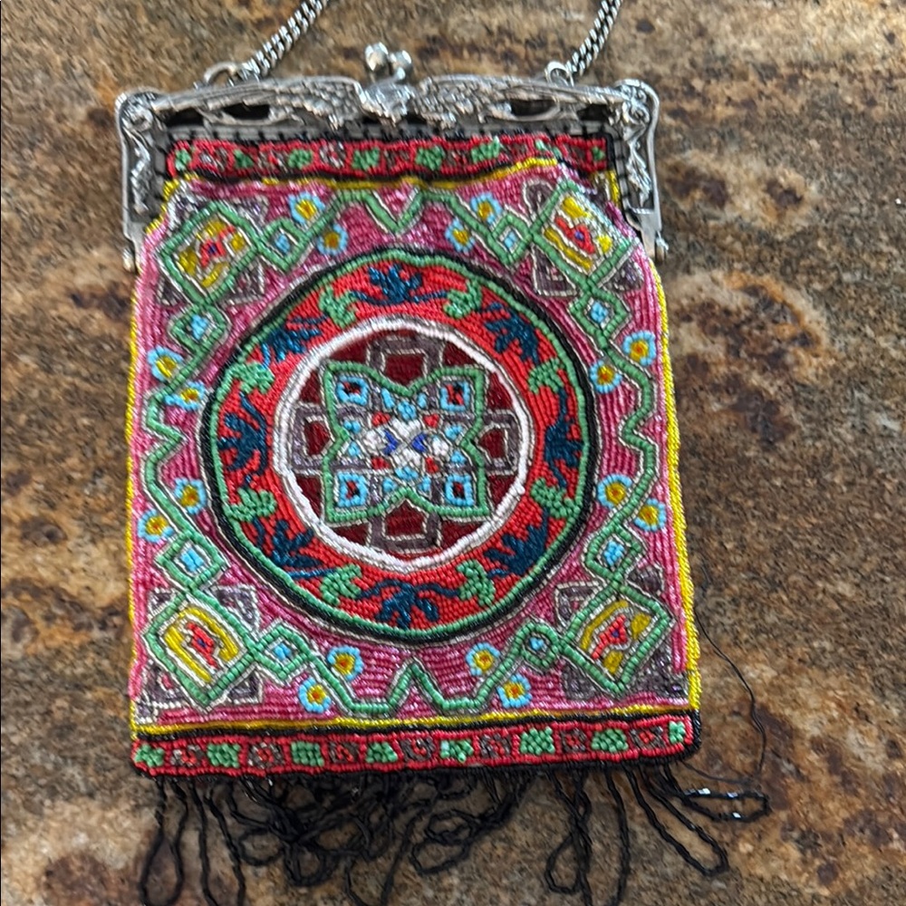 Embroidered Multicolor Women's Bag